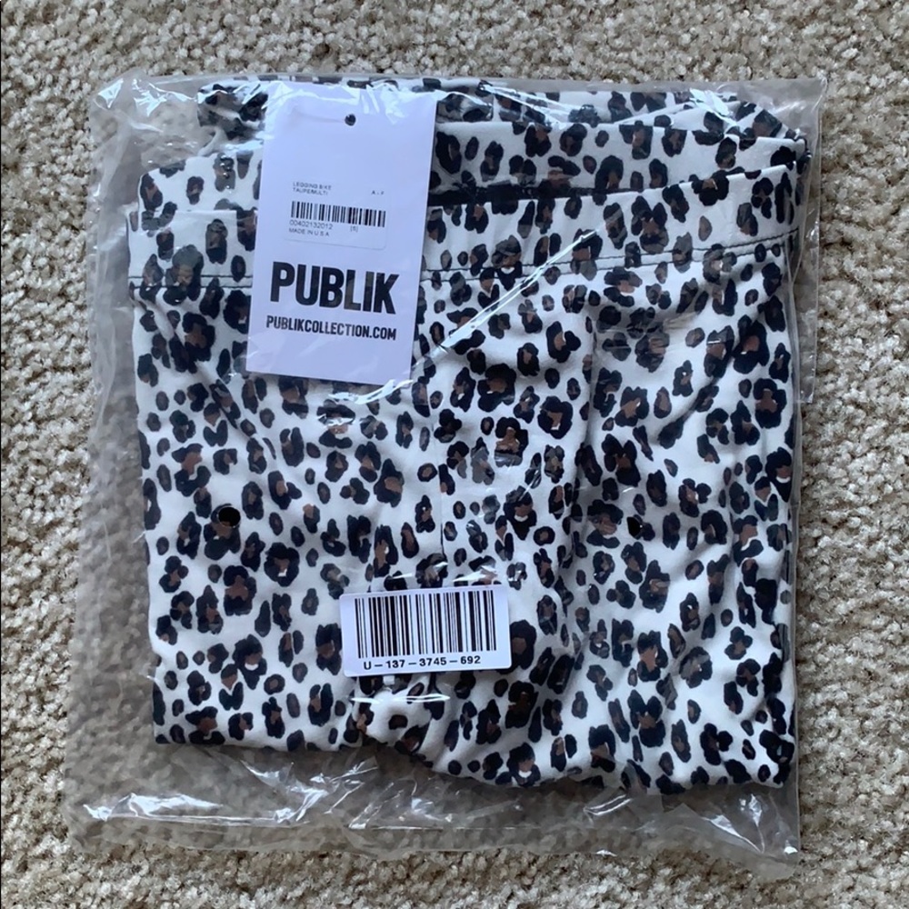 Leopard Print Biker Shorts